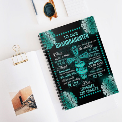 To Our Granddaughter Spiral Notebook - Ruled Line