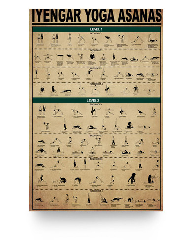 Meaningful Quote Yoga Poster Iyengar Yoga Asanas Yoga Prints Vintage Posters Wall Decoration Prints Wall Art Bedroom, Kitchen Room Decor, Gift for Woman Man  16x24 Poster Meaningful Quote Yoga Poster Iyengar Yoga Asanas Yoga Prints Vintage Posters Wall Decoration Prints Wall Art Bedroom, Kitchen Room Decor, Gift for Woman Man  16x24 Poster
