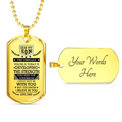 Father Son Quotes Gifts From Dad Christmas Gifts, Birthday Gift Ideas for Boys L