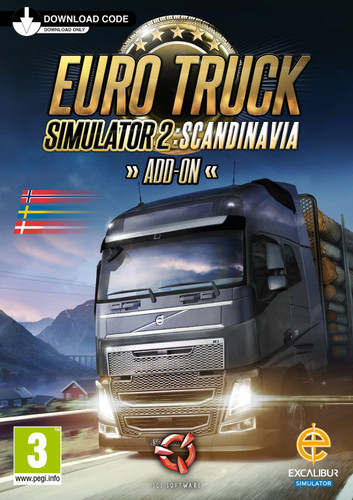 Euro Truck Simulator 2 - Scandinavia DLC Steam CD Key
