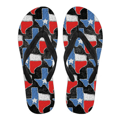 Texas Women's Flip Flops (Black)