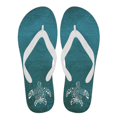 Awesome Sea Turtle - Men's Flip Flops