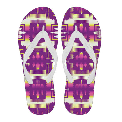 Purple Sunset Sage Women's Flip Flops