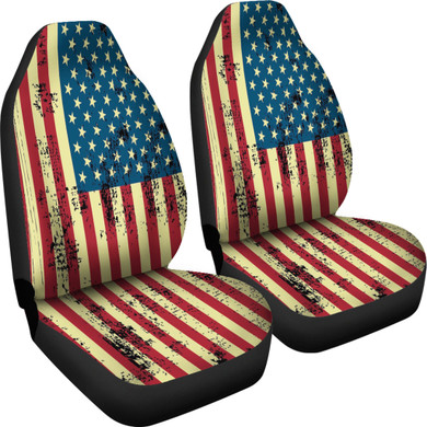 American Flag Car Seat Covers