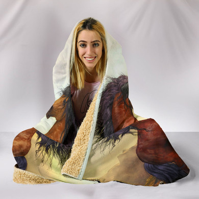 WILD HEARTS CAN'T BE BROKEN HOODED BLANKET