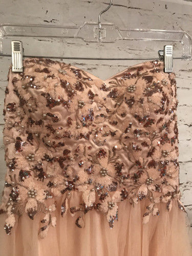 PEACH A LINE PRINCESS GOWN