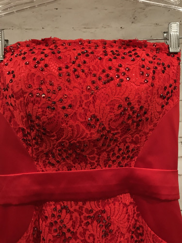 NEW - RED MERMAID GOWN