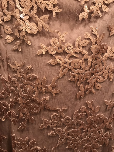 DUSTY ROSE EVENING GOWN
