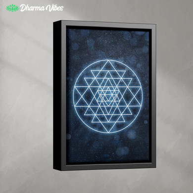 Sri Yantra Sacred Geometry by McAshe 1-Piece Canvas