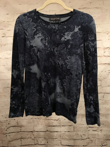 NAVY L/S TOP
