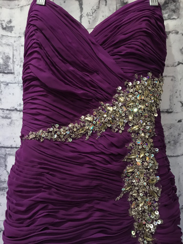 PURPLE MERMAID GOWN