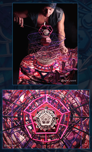 Pinktagon by LightWizard Visionary Tapestry
