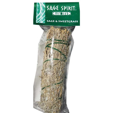 Sage & Sweetgrass Smudge Stick, 7"