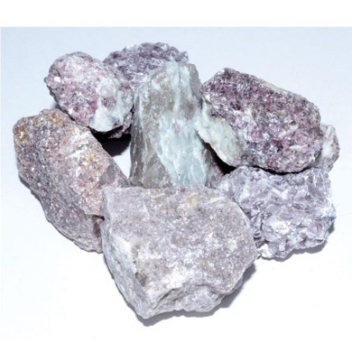 Lepidolite Untumbled Stones | 1lb