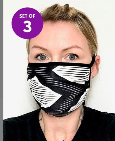 Made in USA non surgical face masks 3 pc set