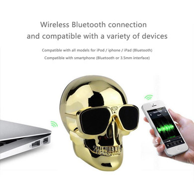 Skull Wireless Bluetooth Multipurpose Speaker