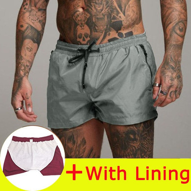 Mens Short Swimsuit Beach Sports Suits Surf Board
