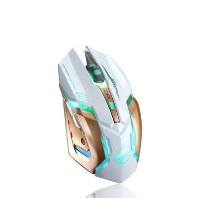 Rechargeable T1 Wireless Silent LED Backlit USB Optical Ergonomic Gaming Mouse LOL Gaming Mouse Surfing The Mouse # ZC
