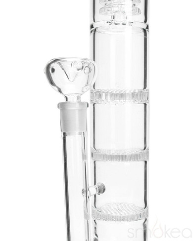 SMOKEA "Ripper" Triple Honeycomb Barrel Perc Bong