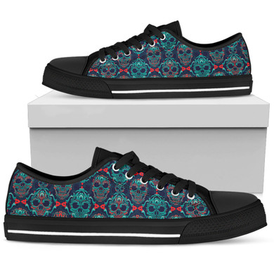 NP Skull Women's Low Top Shoes NP Skull Women's Low Top Shoes