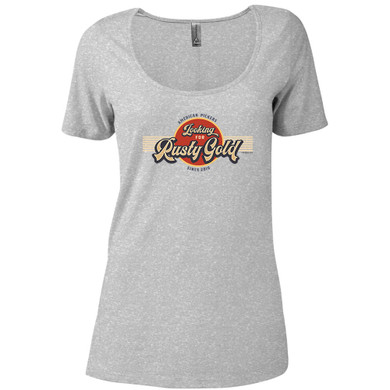 American Pickers Looking for Rusty Gold Circular Women's Relaxed Scoop Neck T-Shirt
