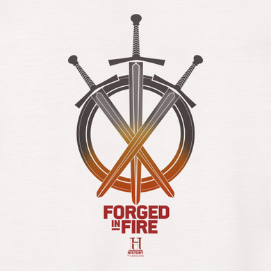 HISTORY Forged in Fire Series Swords Men's Short Sleeve T-Shirt