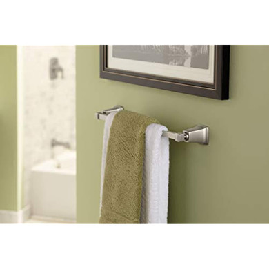 MOEN/FAUCETS Y3224BN Boardwalk Brushed Nickel 24" Towel Bar