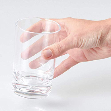 iDesign Eva Plastic Tumbler Cup, Holder for Makeup Brushes, Toothbrushes, Glasses, and Brushes on Bathroom, Vanity Countertops, College Dorm, Bedroom Desks, 2.75" x 2.75" x 4.25" - Clear