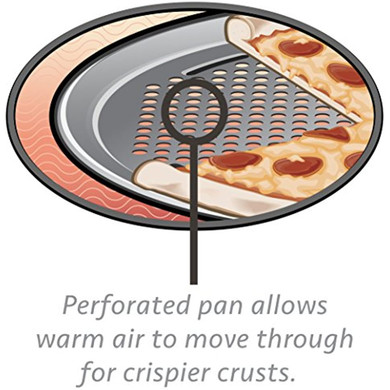 AirBake Nonstick Pizza Pan, 15.75 in