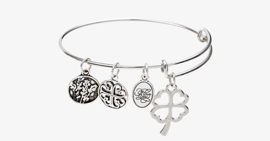 Love and Luck Enchanting Charm Bangle