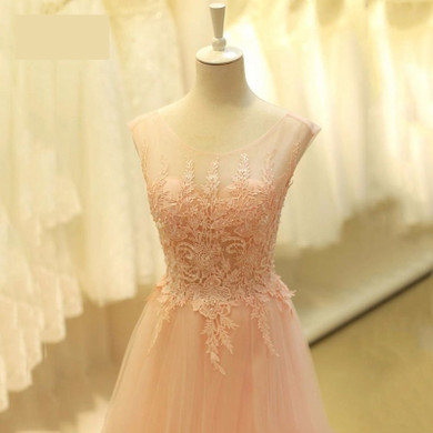 Tulle Lace Prom Dress Bare Back Party Dress