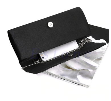 Formal Shoulder Clutch Bag Bling Rhinestone Chain Evening  Purse