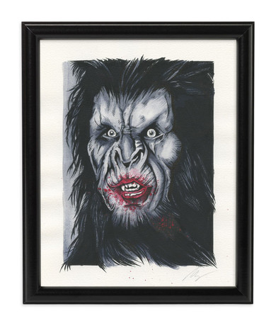 Wolf-Man (Watercolor)