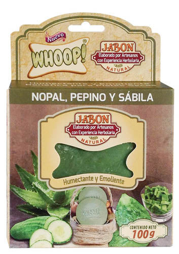ARTISAN SOAP CUCUMBER AND SABILA CACTUS 100 G WHOOP