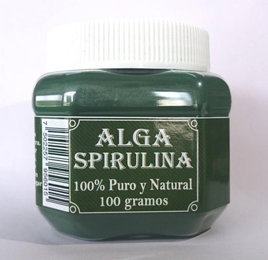 ALGA ESPIRULINA POLVO 100 G 3 GENERACIONES