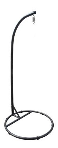Graphite 2 PC Hanging Chair with Cushions