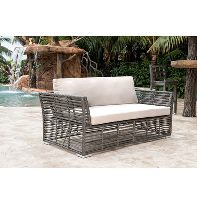 Graphite Loveseat with Cushion