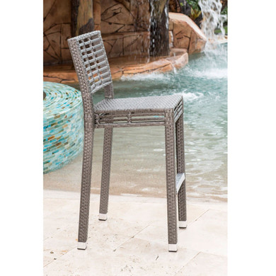 Graphite Stackable Barstool
