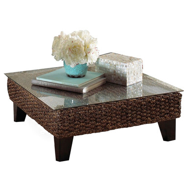Sanibel Coffee Table with Glass