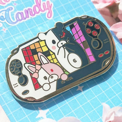 Escaping The Game Console Enamel Pin