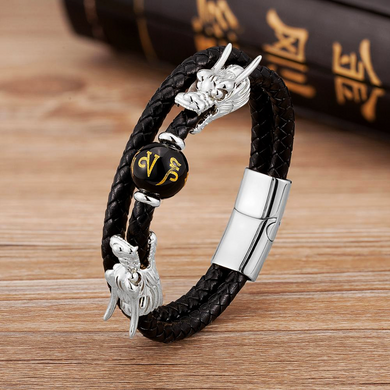 Mythical Dragon Steel Bracelet