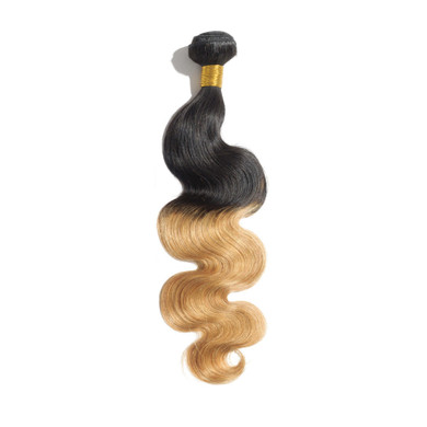 Boujie Malaysian 10A Grade 16" - 26" #1B/27 Ombre Body Wavy Bundles - 100% Human Virgin Hair