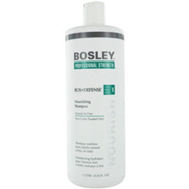 BOSLEY BOS DEFENSE NOURISHING SHAMPOO NORMAL TO FINE NON COLOR TREATED HAIR  33.8 OZ