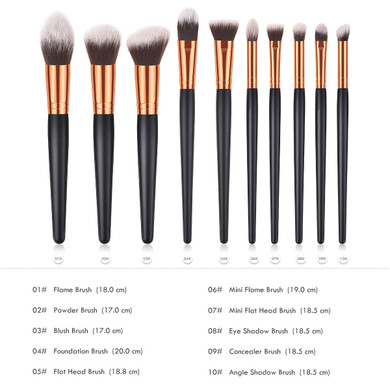 Sofia Professional 10 Piece Makeup Brush Set Sofia Professional 10 Piece Makeup Brush Set