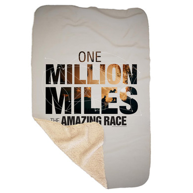 The Amazing Race One Million Miles Sherpa Blanket