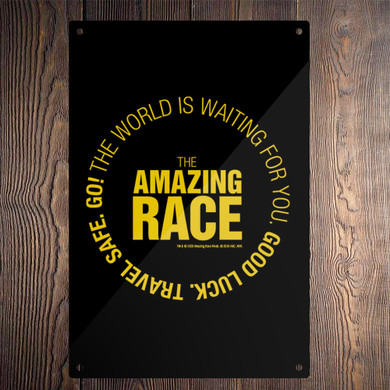 The Amazing Race Starting Badge Metal Sign