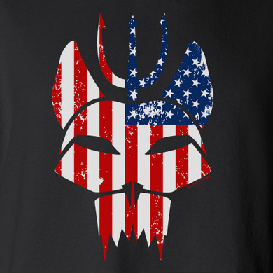 SEAL Team Bravo American Flag Fleece Hooded Sweatshirt
