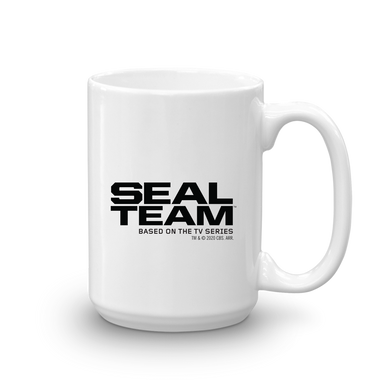 SEAL Team Bravo American Flag White Mug