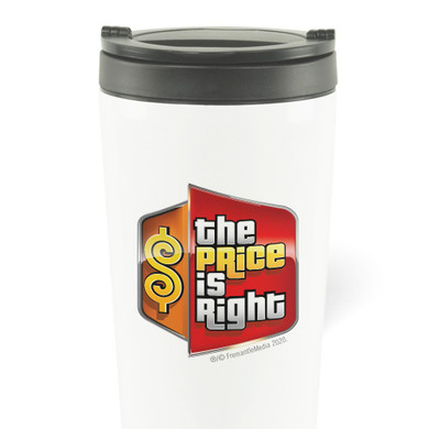 The Price is Right Logo 16 oz Stainless Steel Thermal Travel Mug
