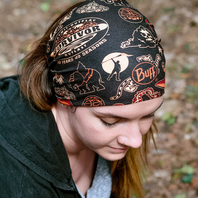 Survivor 20 Years 40 Seasons Commemorative Black BUFF ® Headwear